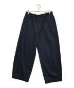 Graphpaperグラフペーパー）の古着「Westpoint Chino Wide Tapered Trousers」｜ネイビー