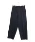 Graphpaper（グラフペーパー）の古着「Scale Off Wool Wide Tapered Chef Pants」｜ネイビー