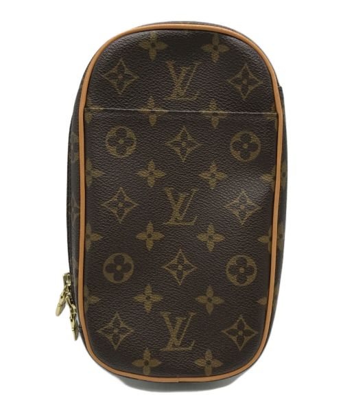 LOUIS VUITTON（ルイ ヴィトン）LOUIS VUITTON (ルイ ヴィトン) モノグラムポシェットガンジュ ブラウンの古着・服飾アイテム