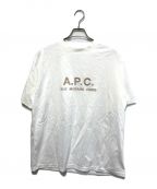 A.P.C.アーペーセー）の古着「刺繍ロゴTシャツ」｜ホワイト