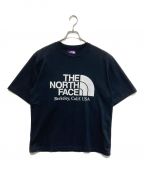 THE NORTHFACE PURPLELABEL×RHC Ron Hermanザ・ノースフェイス パープルレーベル×アールエイチシー ロンハーマン）の古着「8oz H/S Graphic Tee Tシャツ（8オンスH/Sグラフィックティー）」｜ネイビー