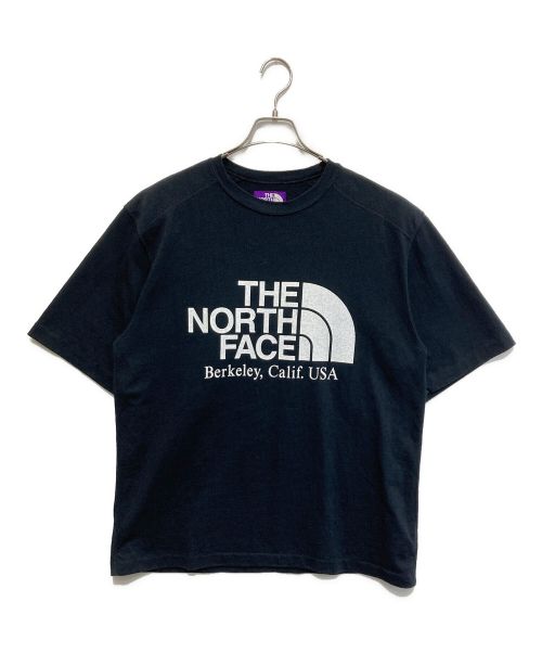 THE NORTHFACE PURPLELABEL（ザ・ノースフェイス パープルレーベル）THE NORTHFACE PURPLELABEL RHC Ron Herman (アールエイチシー ロンハーマン) 8oz H/S Graphic Tee Tシャツ（8オンスH/Sグラフィックティー） ネイビー サイズ:Mの古着・服飾アイテム