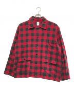 South2 West8サウスツー ウエストエイト）の古着「Hunting Shirt - Plaid Twill」｜レッド×ブラック