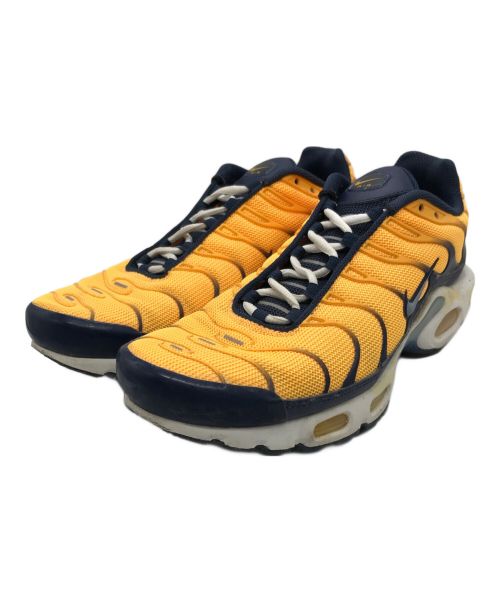 NIKE（ナイキ）NIKE (ナイキ) AIR MAX PLUS SE イエロー×ネイビー サイズ:US 8.5の古着・服飾アイテム