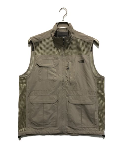 THE NORTH FACE（ザ ノース フェイス）THE NORTH FACE (ザ ノース フェイス) TREKKER MESH VEST ベージュ サイズ:Lの古着・服飾アイテム