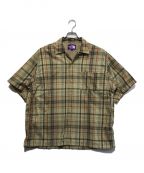 THE NORTHFACE PURPLELABELザ・ノースフェイス パープルレーベル）の古着「Madras Field H/S Shirt」｜ベージュ