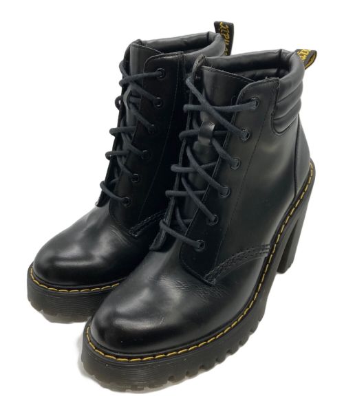 Dr.Martens（ドクターマーチン）Dr.Martens (ドクターマーチン) ６ホールヒールブーツ ブラック サイズ:UK5の古着・服飾アイテム