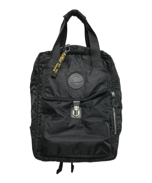 Dr.Martens（ドクターマーチン）Dr.Martens (ドクターマーチン) SMALL FLIGHT BACK PACK ブラックの古着・服飾アイテム