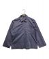 AURALEE（オーラリー）の古着「FINX SELVEDGE WEATHER CLOTH ZIP SHIRT」｜ブルー