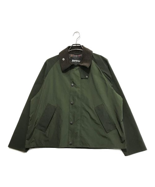 Barbour（バブアー）Barbour (バブアー) BEAMS F (ビームスエフ) 別注TRANSPORT JACKET オリーブ サイズ:38の古着・服飾アイテム