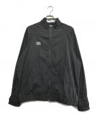 UMBRO×BELPER×MOTRアンブロ×ベルパー×）の古着「NYLON TRACK JACKET」｜ブラック