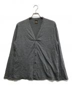 BATONERバトナ―）の古着「WASHABLE WOOL CARDIGAN」｜グレー