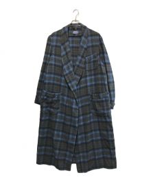 PENDLETON（ペンドルトン）の古着「古着チェックコート」｜ブルー×ブラック