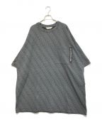 beautiful peopleビューティフルピープル）の古着「cotton jersey logo big-dress」｜ブラック