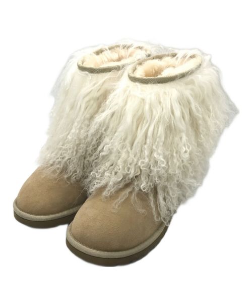 UGG（アグ）UGG (アグ) SHEEPSKIN CUFF BOOT ベージュ サイズ:USA 6の古着・服飾アイテム