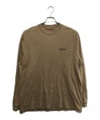 SUPREMEシュプリーム）の古着「Mock Neck L/S TOP（モックネックL/S トップ）」｜ベージュ