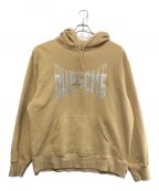 SUPREMEシュプリーム）の古着「22AW Rhinestone Shadow Hooded Sweatshirt」｜ベージュ