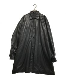 Ameri×N.HOOLYWOOD（アメリ×エヌ ハリウッド）の古着「FAKE LEATHER SHIRT JACKET」｜ブラック