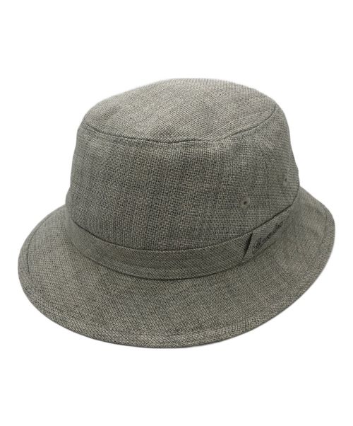 BORSALINO（ボルサリーノ）BORSALINO (ボルサリーノ) リネンブレンドハット グレー サイズ:LL（59.5cm）の古着・服飾アイテム