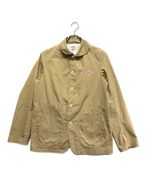 DANTON（ダントン）DANTON (ダントン) ラウンドカラーワークジャケット ベージュ サイズ:38の古着・服飾アイテム