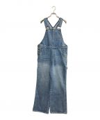 Spick and Spanスピックアンドスパン）の古着「23AW 51/2 FLARE LINE OVERALLS」｜ブルー