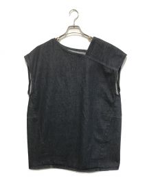 MANOF（マノフ）の古着「SLANT NECK DENIM TOPS」｜インディゴ