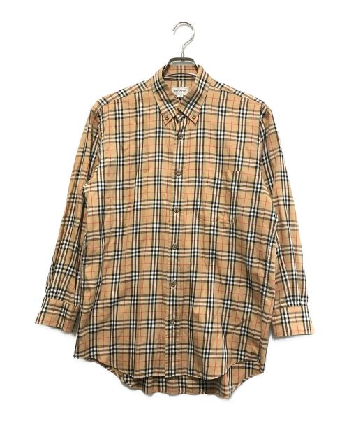 Burberry's（バーバリーズ）Burberry's (バーバリーズ) ノヴァチェックシャツ ベージュ サイズ:LYの古着・服飾アイテム