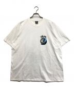 stussyステューシー）の古着「BXR ８BALL TEE」｜ホワイト