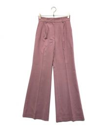 CLANE（クラネ）の古着「SEMI WIDE TUCK PANTS」｜ピンク