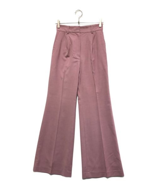 CLANE（クラネ）CLANE (クラネ) SEMI WIDE TUCK PANTS ピンク サイズ:1の古着・服飾アイテム