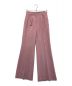 CLANE（クラネ）の古着「SEMI WIDE TUCK PANTS」｜ピンク