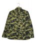 A BATHING APE (アベイシングエイプ) 1ST CAMO OUTDOOR DETAIL POCKET RELAXED FIT SHIRT カーキ×ブラック サイズ:M：12000円