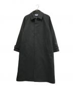 MAISON SPECIALメゾンスペシャル）の古着「Super140s Prime-Over Melton Balmachan Coat」｜ブラック