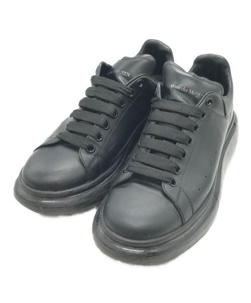 ALEXANDER McQUEEN（アレキサンダーマックイーン）ALEXANDER McQUEEN (アレキサンダーマックイーン) Oversized Sneaker 'Clear Sole' ブラック サイズ:42の古着・服飾アイテム