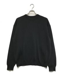 Graphpaper（グラフペーパー）の古着「High density crew neck」｜ブラック