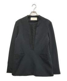 TODAYFUL（トゥデイフル）の古着「Uneck Pullover Jacket」｜ブラック