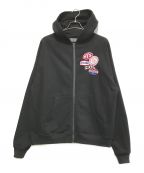 genzai×Hysteric Glamourゲンザイ×ヒステリックグラマー）の古着「WOMAN HOODIE」｜ブラック