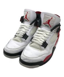 NIKE（ナイキ）の古着「AIR JORDAN 4 RETRO」｜ホワイト×レッド