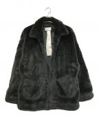 doubletダブレット）の古着「19AW HAND-PAINTED FUR JACKET」｜ブラック