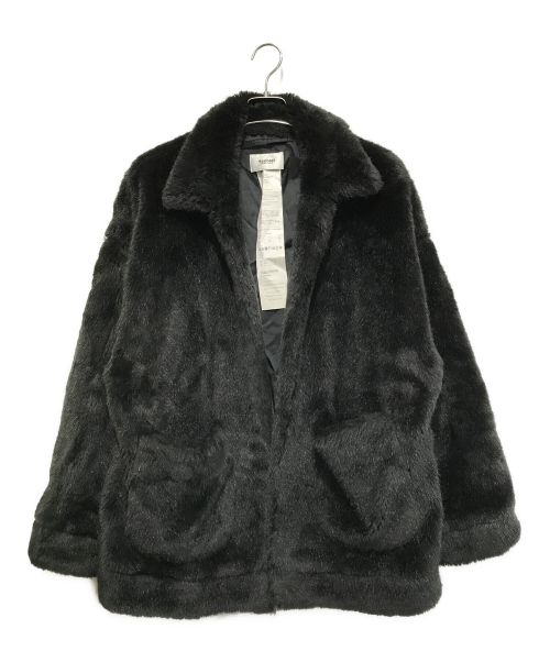 doublet（ダブレット）doublet (ダブレット) 19AW HAND-PAINTED FUR JACKET ブラック サイズ:Mの古着・服飾アイテム