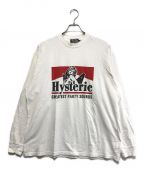 Hysteric Glamourヒステリックグラマー）の古着「GREATEST PARTY SOUNDS Tシャツ」｜ホワイト