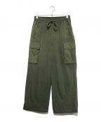 Porter Classicポータークラシック）の古着「SUPER NYLON STRETCH PANTS」｜カーキ