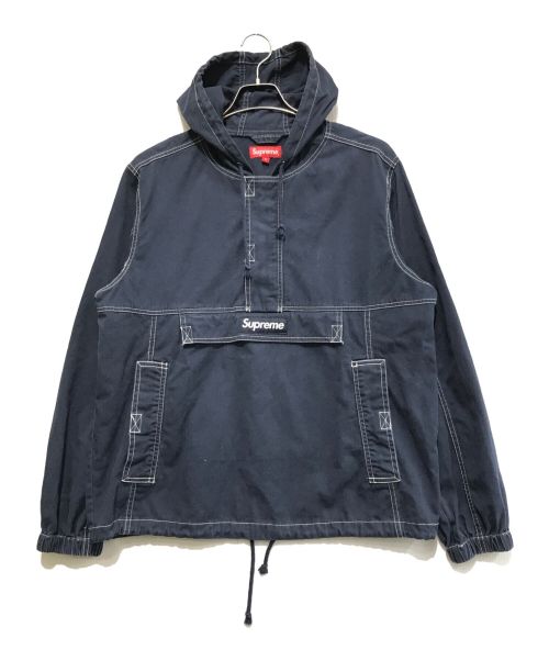 SUPREME（シュプリーム）SUPREME (シュプリーム) 16AW Contrast Stitch Twill Pullover ネイビー サイズ:Sの古着・服飾アイテム