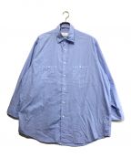 HERILLヘリル）の古着「23SS Suvin Work shirts」｜ブルー