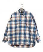 DAIWA PIER39ダイワ ピア39）の古着「TECH BUTTON DOWN SHIRTS L/S TARTAN PLAID」｜ブルー