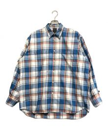 DAIWA PIER39（ダイワ ピア39）の古着「TECH BUTTON DOWN SHIRTS L/S TARTAN PLAID」｜ブルー