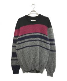 Maison Margiela（メゾンマルジェラ）の古着「15AW BORDER KNIT SWEATER」｜グレー