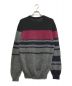 Maison Margiela (メゾンマルジェラ) 15AW BORDER KNIT SWEATER グレー サイズ:XXL：13000円