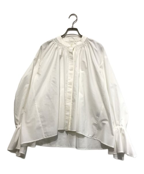 Gypsohila（ジプソフィア）Gypsohila (ジプソフィア) Smoking Blouse ホワイト サイズ:FREEの古着・服飾アイテム