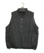 FREAK'S STOREフリークスストア）の古着「HIGH LOFT PULLOVER VEST PRIMALOFT」｜ブラック